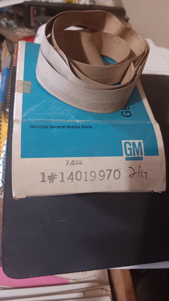 NOS 1980 CITATION RED/SILVER FRONT BUMPER ACCENT STRIPE 14019970