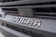 Chrome BLACK letters compatible with TOYOTA TUNDRA 2022 23 logo Front insert