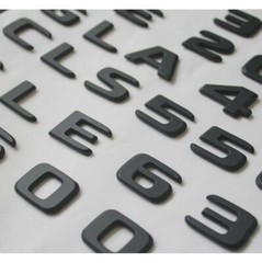 A-Class W177 2018+ Matte black Trunk Emblem Decal Badge AMG/A35/TURBO 4matic