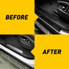5D Carbon Fiber Car Door Protector Sill Scuff Cover Sticker Antiscratch Strip