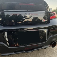 For 2022-24 Gr86 Smoke PreCut Vinyl Tint Overlay Ppf Decal for Front Rear Emblem
