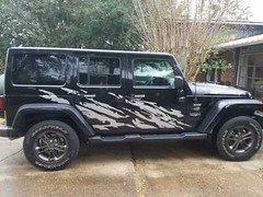 ✔️ Off-ROAD TRUCK SIDE GRAPHICS DECAL MUD SPLASH on rear bed or doors side