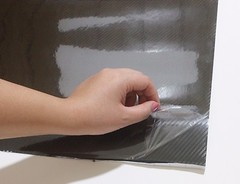 3FT x 5FT Gloss 5D Black Carbon Fiber CF Vinyl Car Auto Wrap Sticker Decals Film