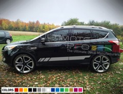 Sticker for Ford Escape Side Stripes Decal S SE Sport SEL Titanium Rocker panel