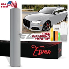 ESSMO PET Super Gloss Brooklyn Gray Vehicle Vinyl Wrap Decal Sheet Like Paint