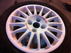 8pcs Oz Racing Wheels Sticker Black Vinyl Decal