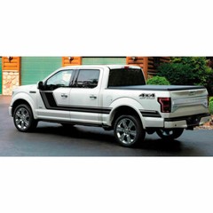 2Pcs 4X4 Off Road Rear Trunk Side Fender Truck Decal Sticker For Truck Pickup