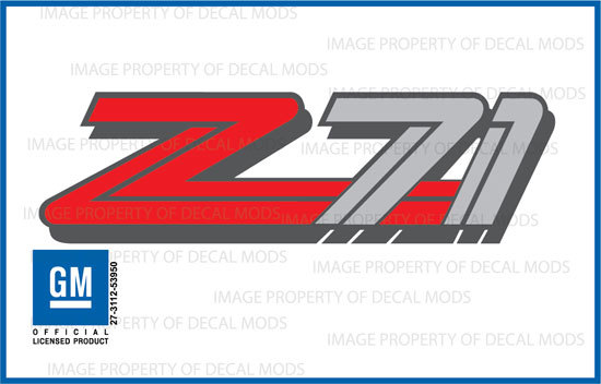 set of 2: 1999 – 2000 Chevy Silverado GMC Sierra Z71 Decals Stickers truck FG6Y0