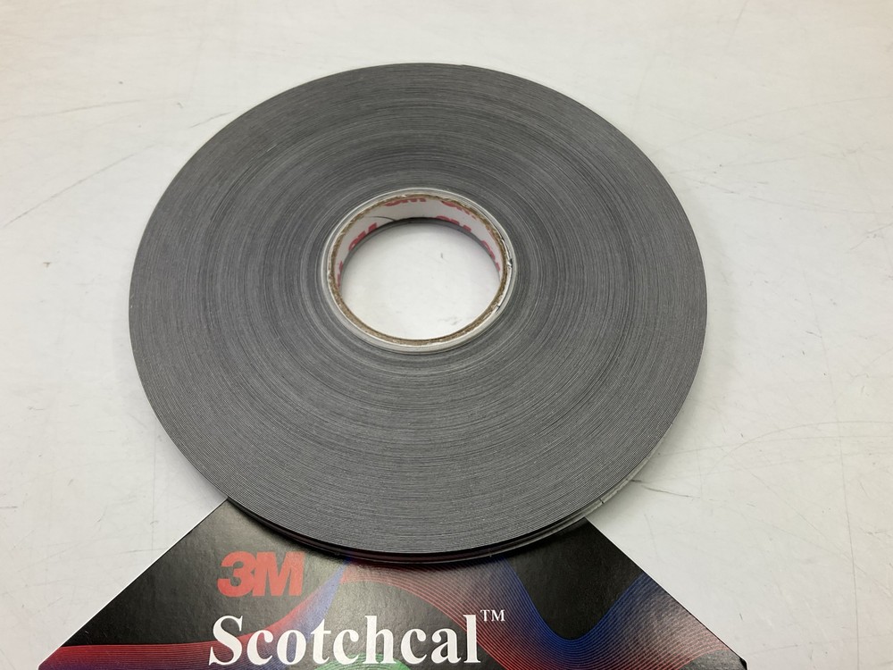 3M Scotchcal 74615 Black / Silver Metallic Striping Automotive Tape 5/16″ X 150′