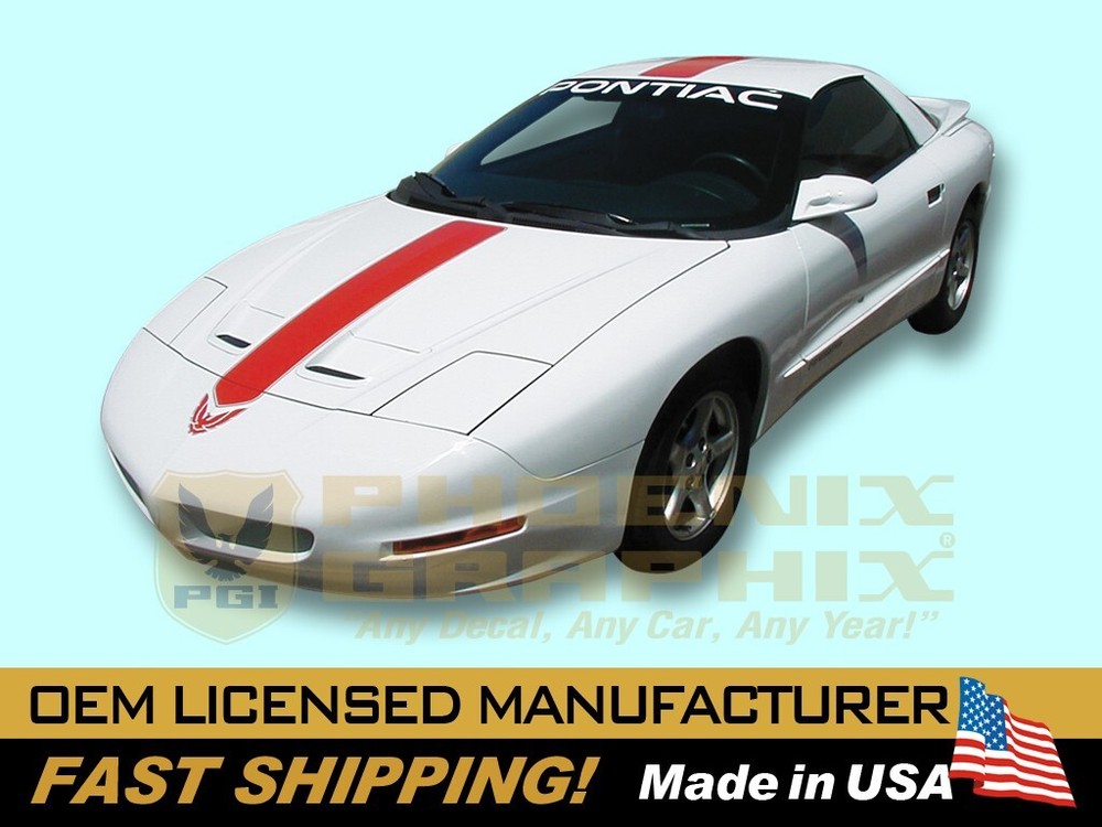 1993 1994 1995 1996 1997 Trans Am Formula & Firebird Custom Decals & Stripes Kit