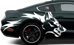 Ford Mustang Wolf Side Decals Both Sides Made For Any Model Year Premium Vinyl