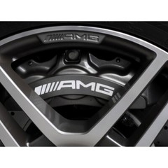 4x Caliper Vinyl Decal for Curved AMG Mercedes Benz Brake sticker FREE SHIPPING