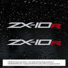 (2 x) ZX-10R ZX10R Decal Vinyl Stickers | Die-Cut | No Background