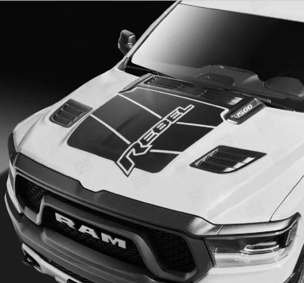 Fits Dodge Ram Bonnet Stripes Graphics Any Year Any Model Decals 1