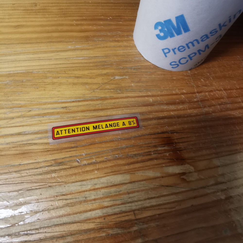 ATTENTION MELANGE 8% decal vinyl stickers stickers ステッ