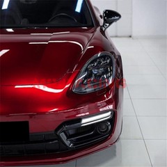 Premium Super Gloss Metallic Cherry Red Vinyl Car Wrap Sticker Decal Sheet Film