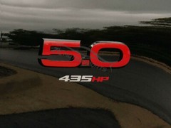 435HP Vinyl Decal Sticker for Ford Mustang GT Red and Silver