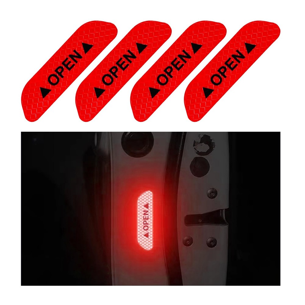Universal Car Door Open Warning Reflective Safety Stickers