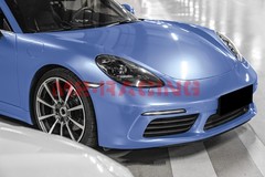 Premium Super Gloss Metallic Frosted Blue Vinyl Car Wrap Sticker Decal Sheet DIY