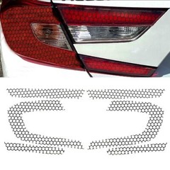 Honeycomb Taillight Lamp Decor Trim Self-Adhesive Sticker For Honda Accord 18-22