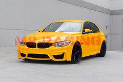 Gloss Yellow Glossy Vinyl Car Wrap Sticker Decal Sheet Film Bubble Free