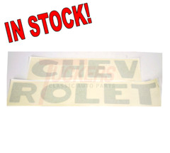1947-1953 Chevrolet Stepside Tailgate Decals Chrome 3100 Chevy Truck Letters
