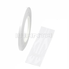 1/8″ 3mm White & Matte Black Pinstriping Pin Stripe DIY Line Vinyl Decal Sticker
