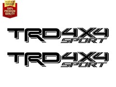 2X Toyota TRD 4×4 Sport Tacoma Tundra Truck Bed Decal Sticker