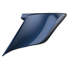 Advanblack Midnight Blue Extended Stretched Side Cover Fits Harley Touring 2014+