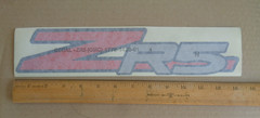 2002 2003 2004 GMC SONOMA “ZR5” FRONT DOOR DECAL RED & SILVER OEM GM 15169572