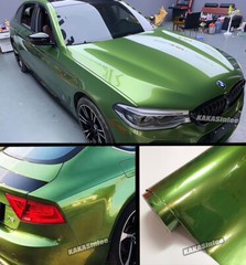 Full Car Wrap / Metal Pearl Glossy Sparkle Chrome Vinyl Film Sticker Air Free US