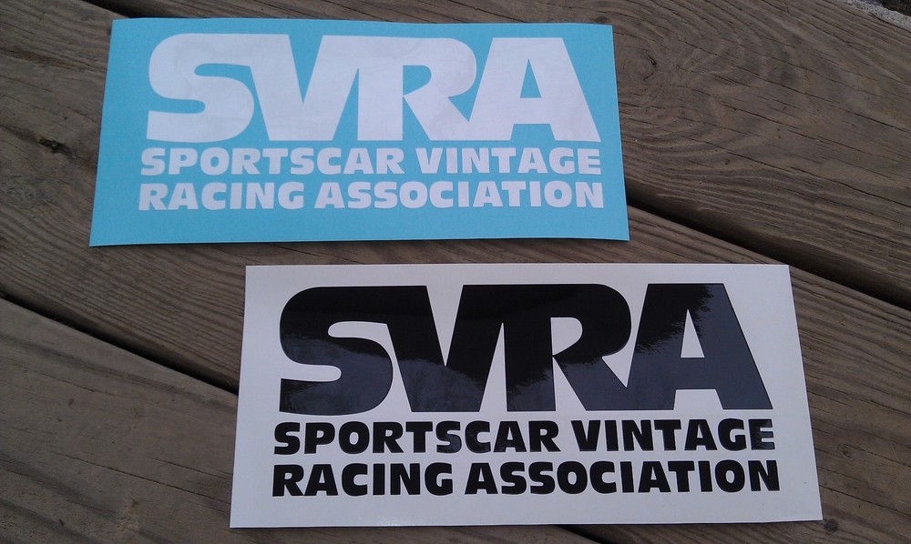 SVRA SPONSORSHIP RACING DECAL SET – WHITE or BLACK