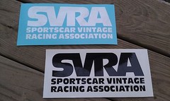 SVRA SPONSORSHIP RACING DECAL SET – WHITE or BLACK