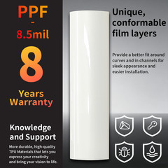 TPU Premium PPF Clear Paint Protection Vinyl Film Wrap Gloss TPU Car Scratch US