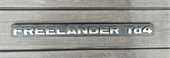 Land Rover Freelander TD4 Rear Tailgate Badge 480x42mm 24134