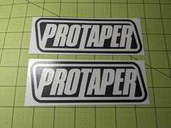 ProTaper (x2) PAIR Vinyl Decal Sticker Graphics Logo Motocross ATV Dirt Bike