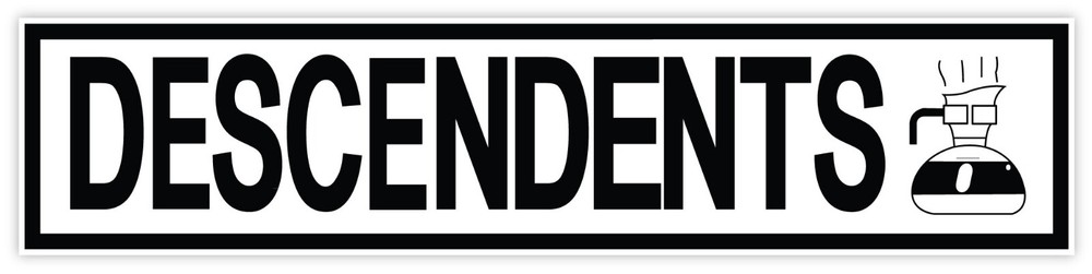 Descendents sticker decal 8″ x 2″