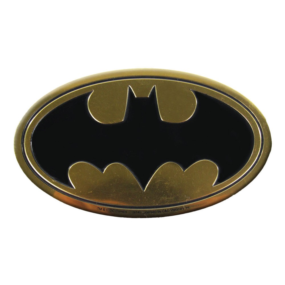 Brand New Batman Gold Logo 3D Aluminum Sticker Decal Emblem Car Truck Automobile