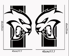 Side Decal Vinyl Graphic Sticker Dodge Ram Truck Quarter Panel Bed Set of 2