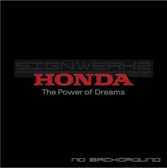 Power of Dreams Decal Sticker Vtec Type R CTR ITR Accord Honda 2 colors Pair