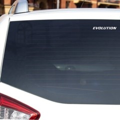 Evolution Mitsubishi Lancer WRC Style Sticker Decal Car Bumper Turbo Evo Makinen