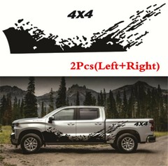 Car Splash 4×4 Off Road Truck Rear Bed Side Decal Fit For Ford F150 F250 F350