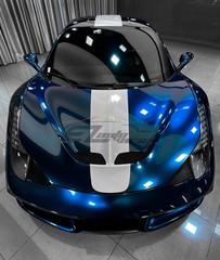 Gloss Metallic Shadow Blue PPF TPU Paint Protection Film Dry Wet Auto Vinyl Wrap