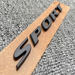 For Honda 2016-2021 Accord Rear Trunk Sport Emblem Letter Badge Nameplate Black