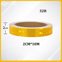 Reflective Safety Conspicuity Warning Tape DIY Sticker Decal 2cm Roll