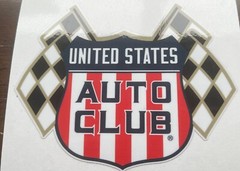 United States Auto Club Decal Reproduction 1960’s Check Flags USAC Midget Racer