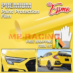 PPF Paint Protection Film Gloss Lemon Yellow Invisible Scratches Shield Wrap TPU