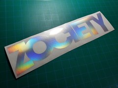 ZOCIETY Windshield Curved Banner Decal for 350Z 370Z 240sx 280zx Fairlady Z JDM