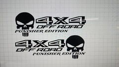 Bed side graphics 4×4 Off Road Punisher Any truck all years .Bedstripes logos