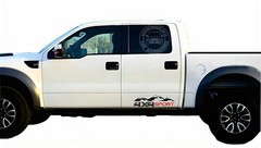2 PCS Snow Mountain Graphics Sticker For Ford Ranger Raptor F-150 Jeep Wrangler